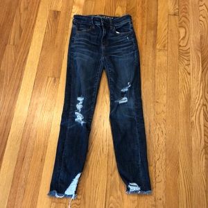 American Eagle Outfitters high rise jegging crop